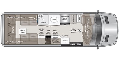 2022 American Coach American Patriot 170EXT - MD2 floorplan