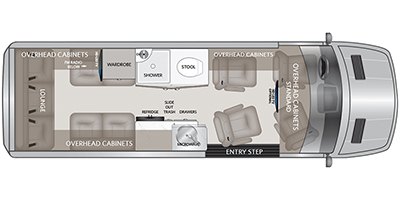 2022 American Coach American Patriot 170EXT - MD4 floorplan