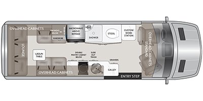 2022 American Coach American Patriot 170STD - MD2 floorplan