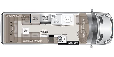 2022 American Coach American Patriot FORD 148 - MD2 floorplan