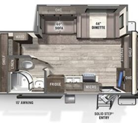 2022 Forest River Rockwood Roo 21SS floorplan