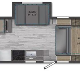 2022 Winnebago Micro Minnie FLX 2306BHS floorplan