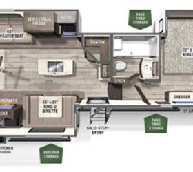 2022 Forest River Flagstaff Classic FW 8529CSB floorplan