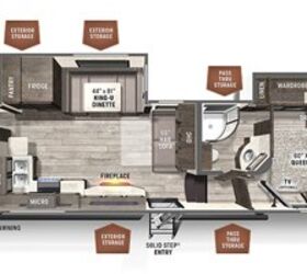 2022 Forest River Rockwood Ultra Lite FW 2891BH floorplan