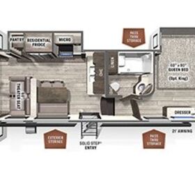 2022 Forest River Rockwood Ultra Lite FW 2898BS floorplan