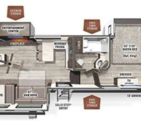 2022 Forest River Rockwood Ultra Lite FW 2899KS floorplan