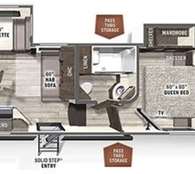 2022 Forest River Rockwood Ultra Lite FW 2445WS floorplan