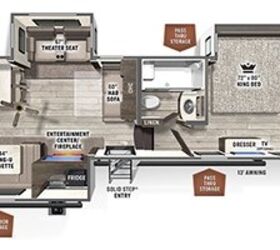 2022 Forest River Rockwood Signature FW 8291RK floorplan