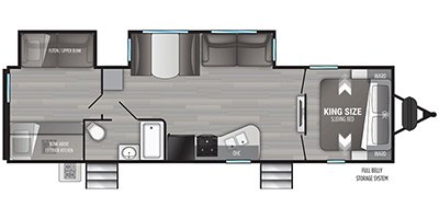 2022 Cruiser RV Embrace EL310 floorplan