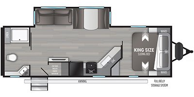 2022 Cruiser RV MPG MPG 2600RB floorplan