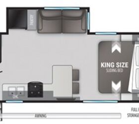 2022 Cruiser RV Radiance R-21RB floorplan