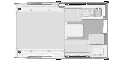 2022 nuCamp Cirrus 620 floorplan