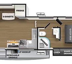 2022 Forest River Wildcat Fifth Wheel 263RL floorplan