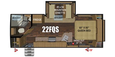 2022 Outdoors RV Titanium Series (Timber Ridge Class) 22FQS | RV Guide