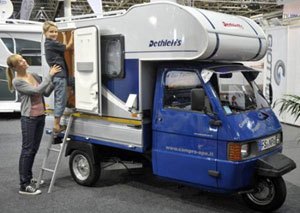 mini piaggio camper unveiled