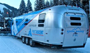 eddie bauer and airstream partner for special edition trailer