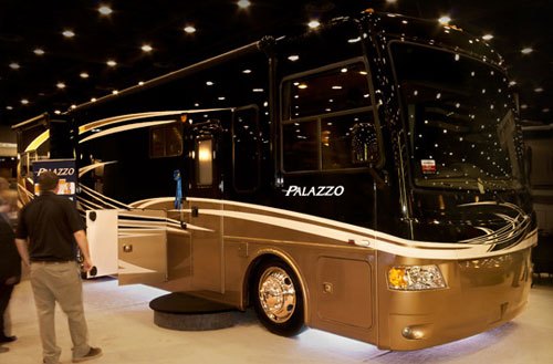 thor unveils palazzo motorhome in louisville