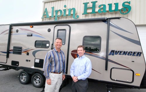 prime time unveils champagne edition avenger travel trailer