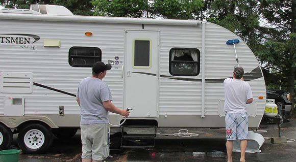 how to take care of your travel trailer