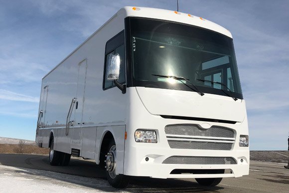 winnebago launches all electric class a commercial vehicle