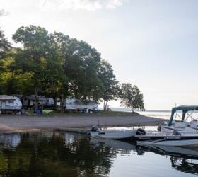 discovering ontario s beaches by rv, Lake side at McAlpine Beach Campground