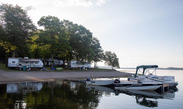 discovering ontario s beaches by rv, Lake side at McAlpine Beach Campground