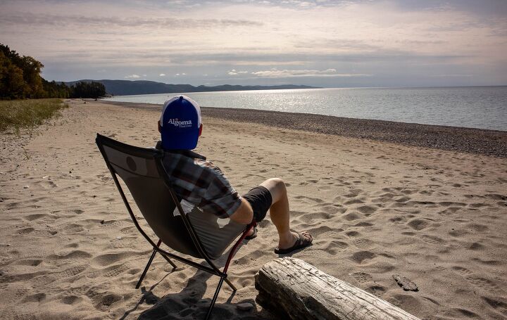 discovering ontario s beaches by rv, Agawa Bay campground beach
